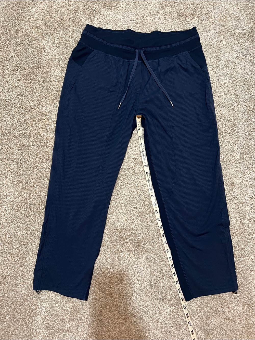 lululemon athletica Women's Navy Athletic Joggers with Drawstring